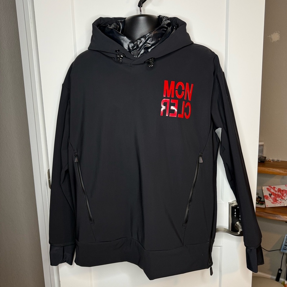 NWOT Moncler Pullover Nylon Hoodie Sweater